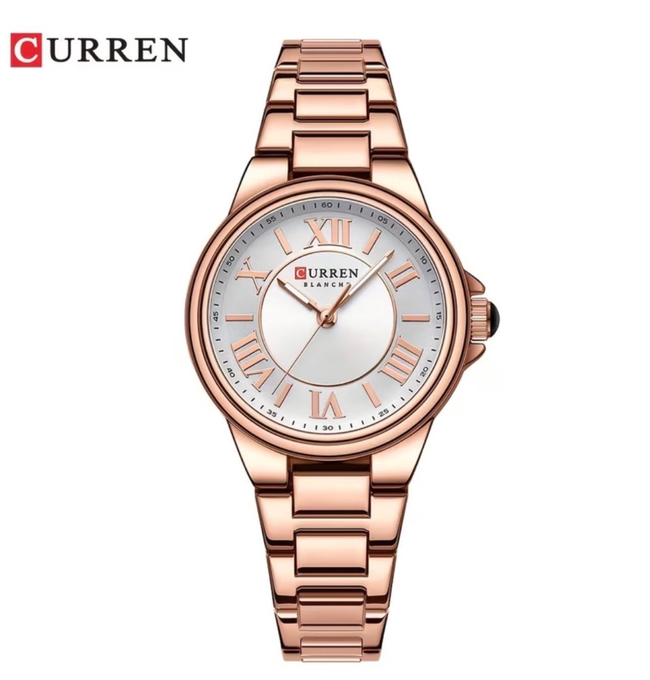 Petal & Time Luxury Gold Stainless Steel Watch