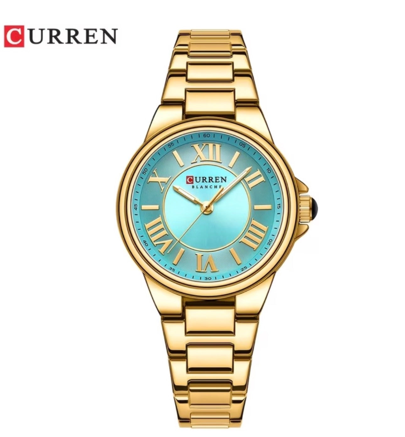 Petal & Time Luxury Gold Stainless Steel Watch