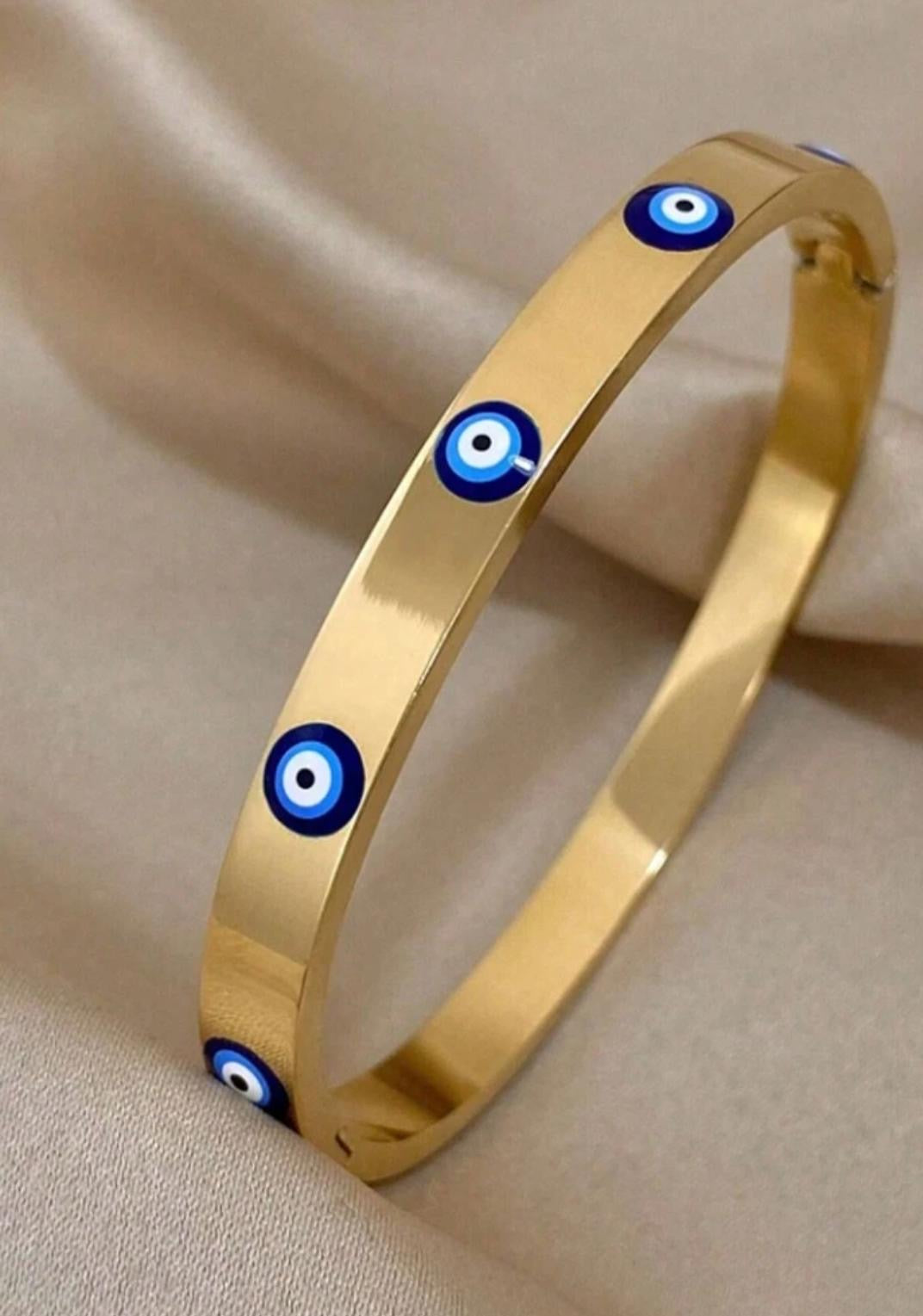 Stainless Steel Evil Eye 🧿 Bracelet